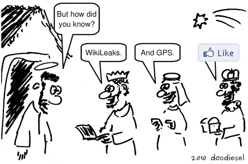 Cartoon: Three wireless men (medium) by docdiesel tagged three,wise,men,christmas,xmas,jesus,caspar,melchior,balthasar,wikileaks,gps,facebook,notebook,internet,smarthpone