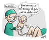 Cartoon: Der Wendler (small) by Hopfauf tagged dschungelcamp,wendler,rtl,geburt,star,promi,dschungel,camp,krankenhaus