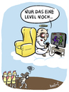 Cartoon: Level (small) by Hopfauf tagged level,jesus,gott,game,spielen,konsole,kreuzigung,kreuz,sucht,süchtig,religion,videospiele