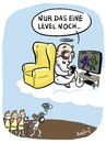 Cartoon: Level (small) by Hopfauf tagged level,jesus,gott,game,spielen,konsole,kreuzigung,kreuz,sucht,süchtig,religion,videospiele