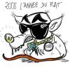 Cartoon: 2008 is the year of the rat (small) by Valere tagged sarkozy,rat