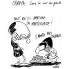 Cartoon: Obama from France (small) by Valere tagged sarkozy,hortefeux,obama