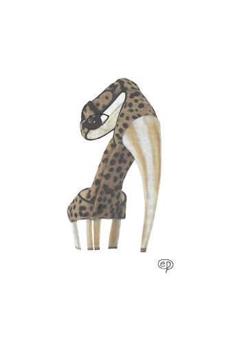 Cartoon: High Heel - Saurier (medium) by Erwin Pischel tagged high,heel,schuh,absatz,absatzhöhe,absatzform,plateau,plateausohle,stiletto,sprunggelenk,collage,cut,saurier,dinosaurier,reptil,fossil,ausgestorben,art,artenschutz,jurazeit,kreidezeit,pischel