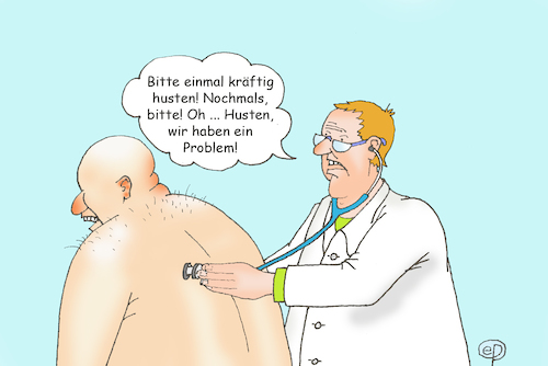 Cartoon: Husten-Problem (medium) by Erwin Pischel tagged husten,houston,james,lovell,mond,nasa,apollo,cape,kennedy,erde,weltraummission,kontrollzentrum,saturnrakete,saturn,rakete,raumkapsel,odyssee,problem,sauerstoff,explosion,tank,sauerstofftank,klingelton,mondfähre,kapsel,pischel