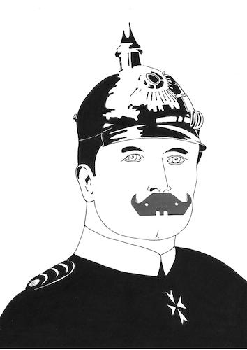 Cartoon: Kaiser-die-Hakenklinge-WilhelmII (medium) by Erwin Pischel tagged collage,kaiser,wilhelm,zwirbelbart,moustache,oberlippe,oberlippenbart,schnauzbart,bürste,schnauzer,schnorres,schnurrati,popelfänger,sör,rotzbremse,pornobalken,schnäuzer,schnauz,barthaare,bart,bartbinde,dali,hakenklinge,trapezklinge,messer,klinge,teppichmesser,cutter,schneidemesser,stanleymesser,tapetenmesser,kartonmesser,japanmesser,cuttermesser,werkzeug,schneidegerät,schnitt,helm,uniform,epoulette,kreuz,disziplin,wilhelminisch,pischel