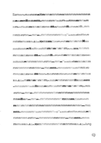 Cartoon: Sammmmmlung (medium) by Erwin Pischel tagged konkrete,poesie,sammlung,dichtung,buchstaben,typographie,pischel