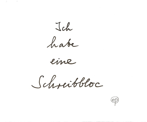 Cartoon: Schreibblockade (medium) by Erwin Pischel tagged schreibblockade,schreiben,blockade,hemmung,schriftsteller,autor,roman,gedicht,buch,literatur,pischel