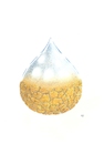 Cartoon: Drying Drop (small) by Erwin Pischel tagged tropfen,drop,erde,austrocknung,desertification,wüstenbildung,wasser,wassermangel,klimakatastrophe,klimawandel,pischel