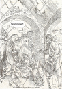 Cartoon: Palästinenser! (small) by Erwin Pischel tagged albrecht,dürer,palästinenser,palästina,weihnachten,christi,geburt,christus,jesus,maria,josef,bethlehem,krippe,stall,esel,rind,engel,stroh,windel,religion,christ,christentum,pischel