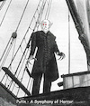 Cartoon: Putin - A Symphony of Horror (small) by Erwin Pischel tagged putin,ukraine,war,attack,russia,disaster,horror,murnau,schreck,vampire,pischel,dracula,movie,stoker,expressionism,nosferatu