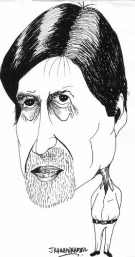 Cartoon: Bolly wood star Amthab Bachan (medium) by jkaraparambil tagged amithab,bachan,bollywood,bombay,mumbay,indian,film,star,hindi,movie,movies,caricature,filmstar,cine,artist,edmonton,caricaturist,illustartion,illustraionist,cartoonist,alberta,canada,canadian