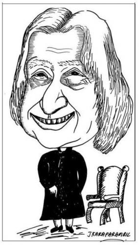 Cartoon: Dr.Abdul kalam (medium) by jkaraparambil tagged abdul,kalam,indian,president,former,jkaraparambil,joseph,jacob,jophy,caricaturist,illustrationist