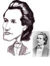 Cartoon: Mihai Eminescu (small) by jkaraparambil tagged mihai,eminescu,romania,jkaraparambil