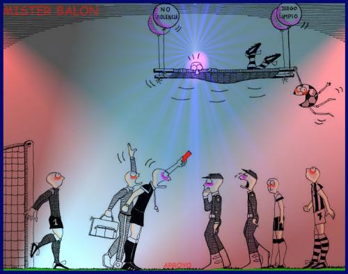 Cartoon: Mister Balon (medium) by misterba tagged balon,dibujos,caricaturas,arbitros,famosos,tiras