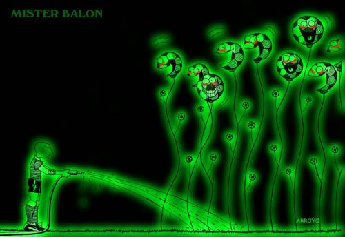 Cartoon: Mister Balon (medium) by misterba tagged futbol,personajes,humor,balon,caricaturas