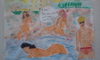 Cartoon: On the beach. (small) by Casanova tagged papagallo