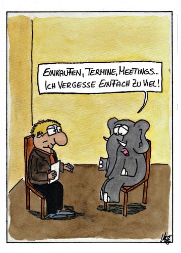 Cartoon: Elefant vergisst (medium) by spass-beiseite tagged elefant,vergessen,termin,meeting,behandlung,arzt,beiseite,spass,unterhaltung,panel,fun,illustration,design,pointe,kunst,comicstrips,comictagebuch,tagebuch,comic,cartoons,cartoon,witz,bildwitz