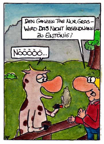 Cartoon: Gras (medium) by spass-beiseite tagged gras,drogen,zigarette,sucht,kuh,rauchen,weed,marijuhana,jamaica,kiffen,beiseite,spass,unterhaltung,panel,fun,illustration,design,durst,krank,erschöpft,düne,sahara,gobi,pointe,kunst,comicstrips,comictagebuch,tagebuch,comic,cartoons,cartoon,witz