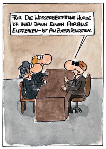 Cartoon: Wasserbestattung durch Airbus (medium) by spass-beiseite tagged tod,tot,begräbnis,leiche,airbus,black,box,flug,flieger,flugzeug,absturz,bestatter,ertrinken,sterben,wasser,see,meer,fluss,h20,beiseite,spass,unterhaltung,panel,fun,illustration,design,pointe,kunst,comicstrips,comictagebuch,tagebuch,comic,carto