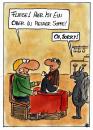 Cartoon: Ober in der Suppe (small) by spass-beiseite tagged restaurant,ober,karte,speisekarte,essen,trinken,geschäft,wirt,glas,bier,beiseite,spass,unterhaltung,panel,fun,illustration,design,pointe,kunst,comicstrips,comictagebuch,tagebuch,comic,cartoons,cartoon,witz,bildwitz