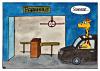 Cartoon: Parkhaus (small) by spass-beiseite tagged parkhaus giraffe hals groß lang afrika regenwald stadt auto parken ticket beiseite spass unterhaltung panel fun illustration design pointe kunst comicstrips comictagebuch tagebuch comic cartoons cartoon witz bildwitz