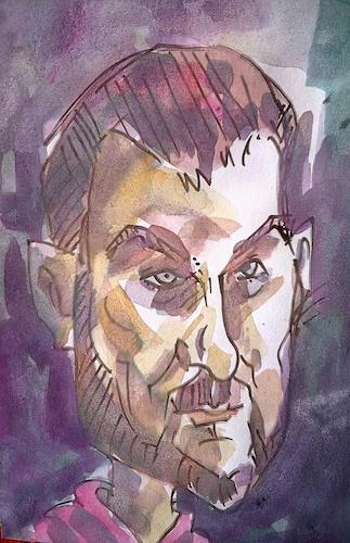 Cartoon: portrait (medium) by kolle tagged portrait,sport,box,ufc,mma