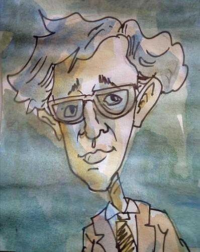 Cartoon: woody allen (medium) by kolle tagged woody,allen,film,actor