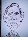 Cartoon: obama (small) by kolle tagged obama,use,president