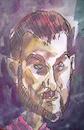 Cartoon: portrait (small) by kolle tagged portrait,sport,box,ufc,mma