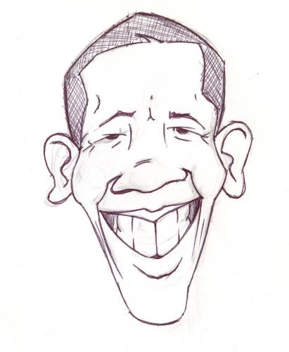 Cartoon: Barack Obama (medium) by lagunes tagged obama,usa,president