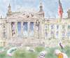 Cartoon: Pecunia non olet (small) by neophron tagged reichstag,bundestag,lobbyismus,lobbyisten