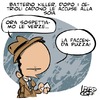 Cartoon: Batterio Killer (small) by lelecorvi tagged batterio,cetrioli,germogli,soia