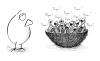 Cartoon: Vaterfreuden (small) by floc tagged vater,eltern,kind,elternzeit,familie,nest,brut,küken