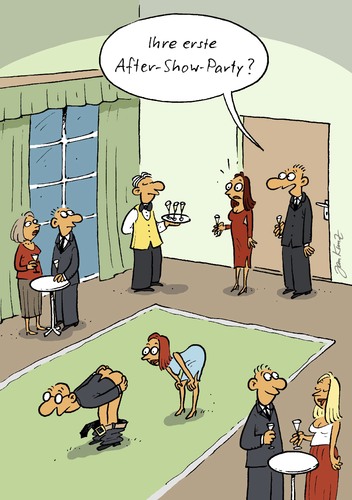 Cartoon: After-Show-Party (medium) by JanKunz tagged erschrocken,erstaunt,hose,mann,frau,arsch,hintern,nackt,fete,feier,party,show,after,cartoon,illustration,illustration,cartoon,after,show,party,feier,fete,nackt,hintern,arsch,frau,mann,hose,erstaunt,erschrocken