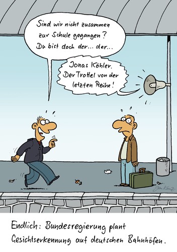 Gesichtserkennung auf Bahnhöfen Gesichtserkennung auf Bahnhöfen