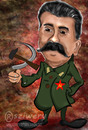 Cartoon: stalin (small) by sziwery tagged politicians,stalin,communism