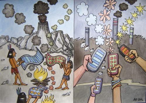 Cartoon: Communication tehnology (medium) by caknuta-chajanka tagged communication,technology,signals