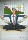 Cartoon: Office yoga (small) by caknuta-chajanka tagged yoga,manager,office