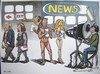 Cartoon: Pretty news (small) by caknuta-chajanka tagged news,announcer,tv,beauty