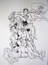 Cartoon: Too many heroes (small) by caknuta-chajanka tagged victim,superhero