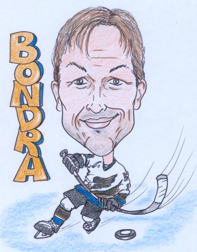 Cartoon: Peter Bondra (medium) by PaulN420 tagged nhl,washington,capitals,bondra,hockey