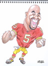 Cartoon: Donovan McNabb Caricature (small) by PaulN420 tagged donovan,mcnabb,caricature,nfl,redskins,eagles,football