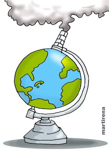 El mundo By martirena | Nature Cartoon | TOONPOOL