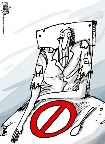 Cartoon: Prohibicion (medium) by martirena tagged prohibicion