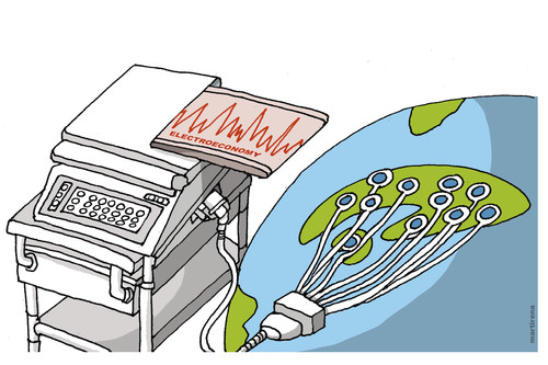 Cartoon: Pulse of the Cuban economy (medium) by martirena tagged cuban,economy