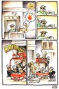 Cartoon: Alarma (small) by martirena tagged alarma