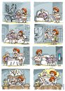 Cartoon: Bad relations (small) by martirena tagged bad,relations,marriages,pairs,violence,you,fight,domesticate