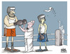 Cartoon: Boxeo (small) by martirena tagged boxeo,deporte