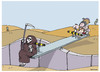 Cartoon: Children at the border. (small) by martirena tagged children,border