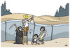 Cartoon: Dangerous border. (small) by martirena tagged border,usa,mexico